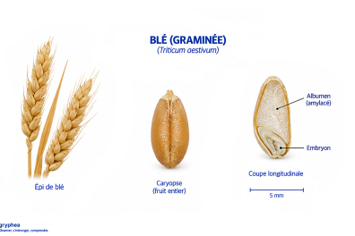 Fruit du Blé (grain de blé)
